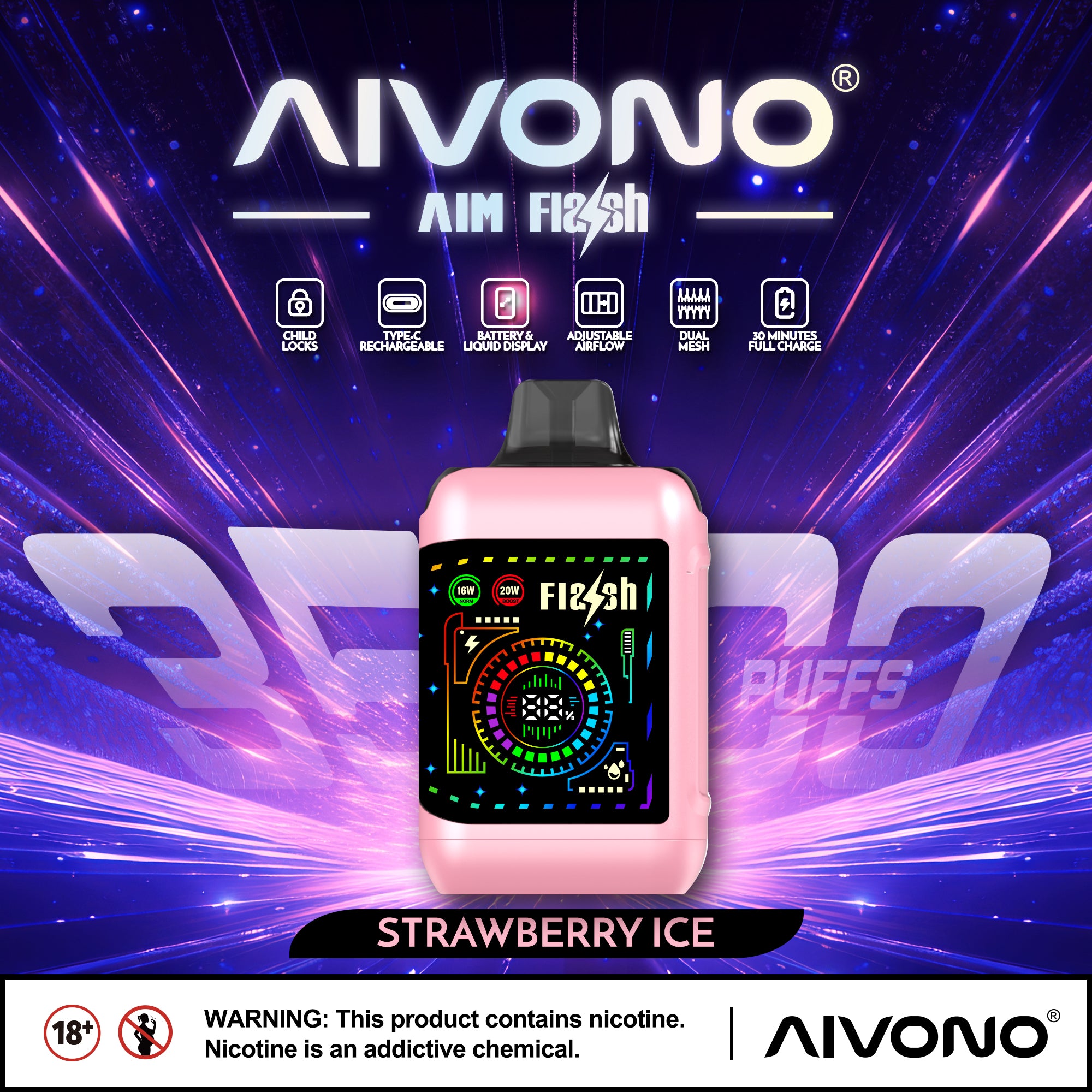AIVONO AIM FLASH 35000 PUFFS