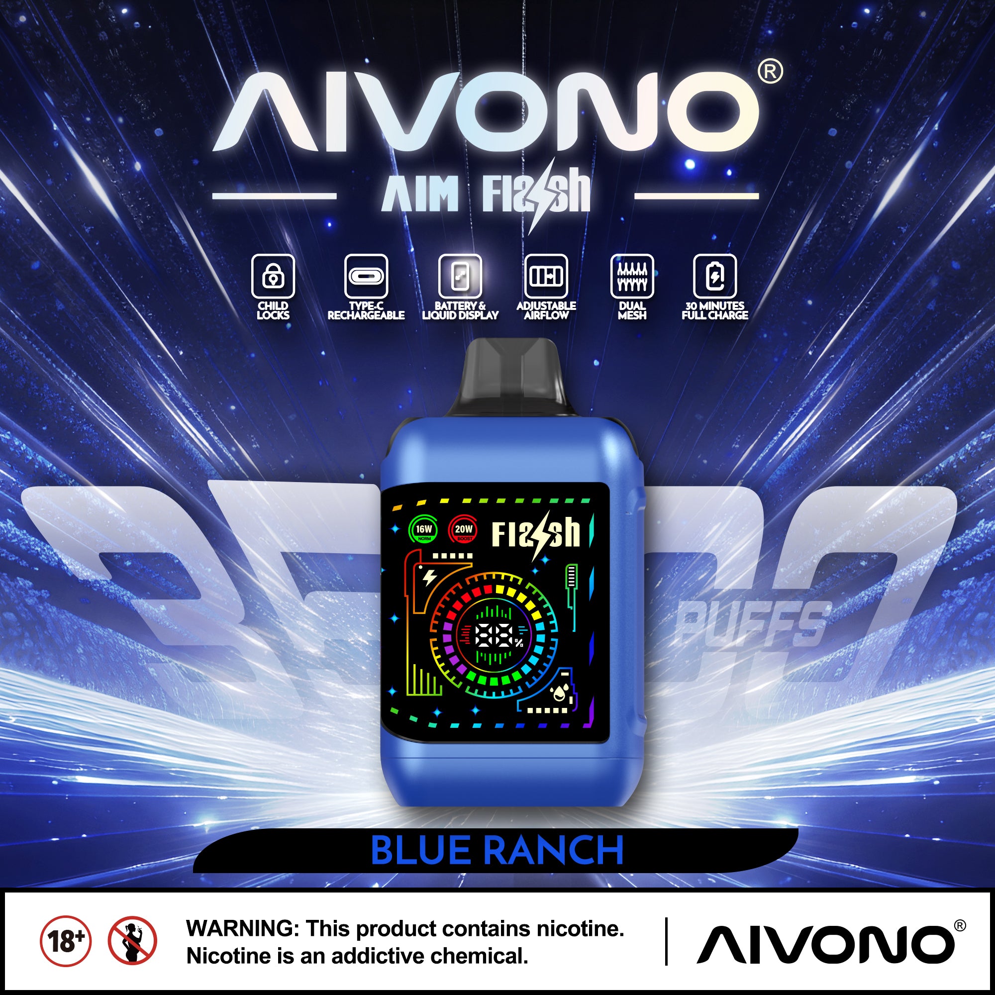 AIVONO AIM FLASH 35000 PUFFS
