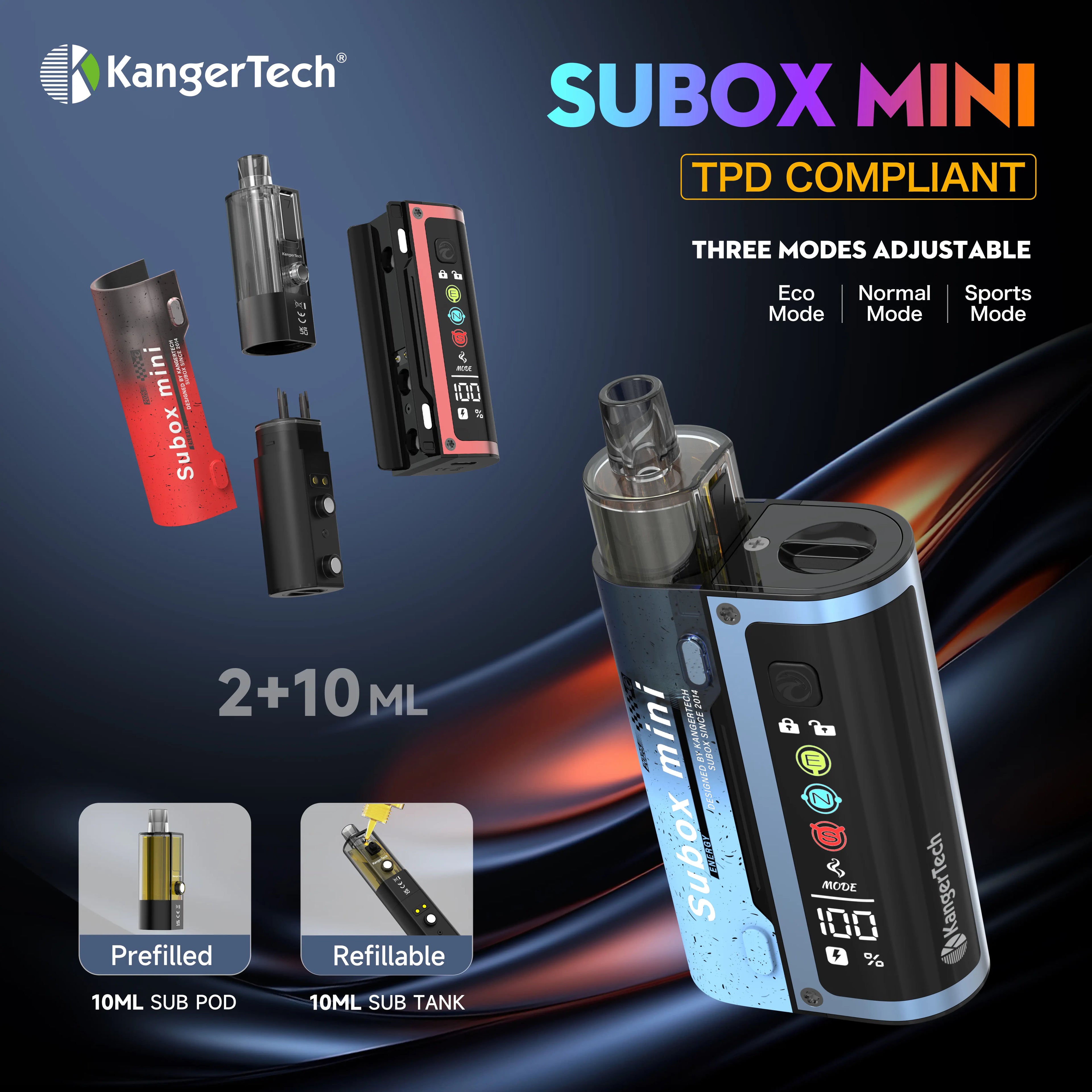 KANGERTECH SUBOX MINI 50000 PUFFS