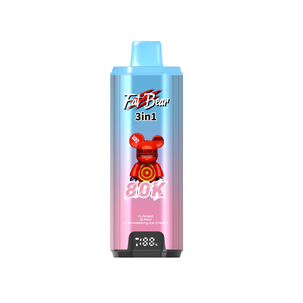 AIVONO AIM FATBEAR 80000 PUFFS 3-IN-1