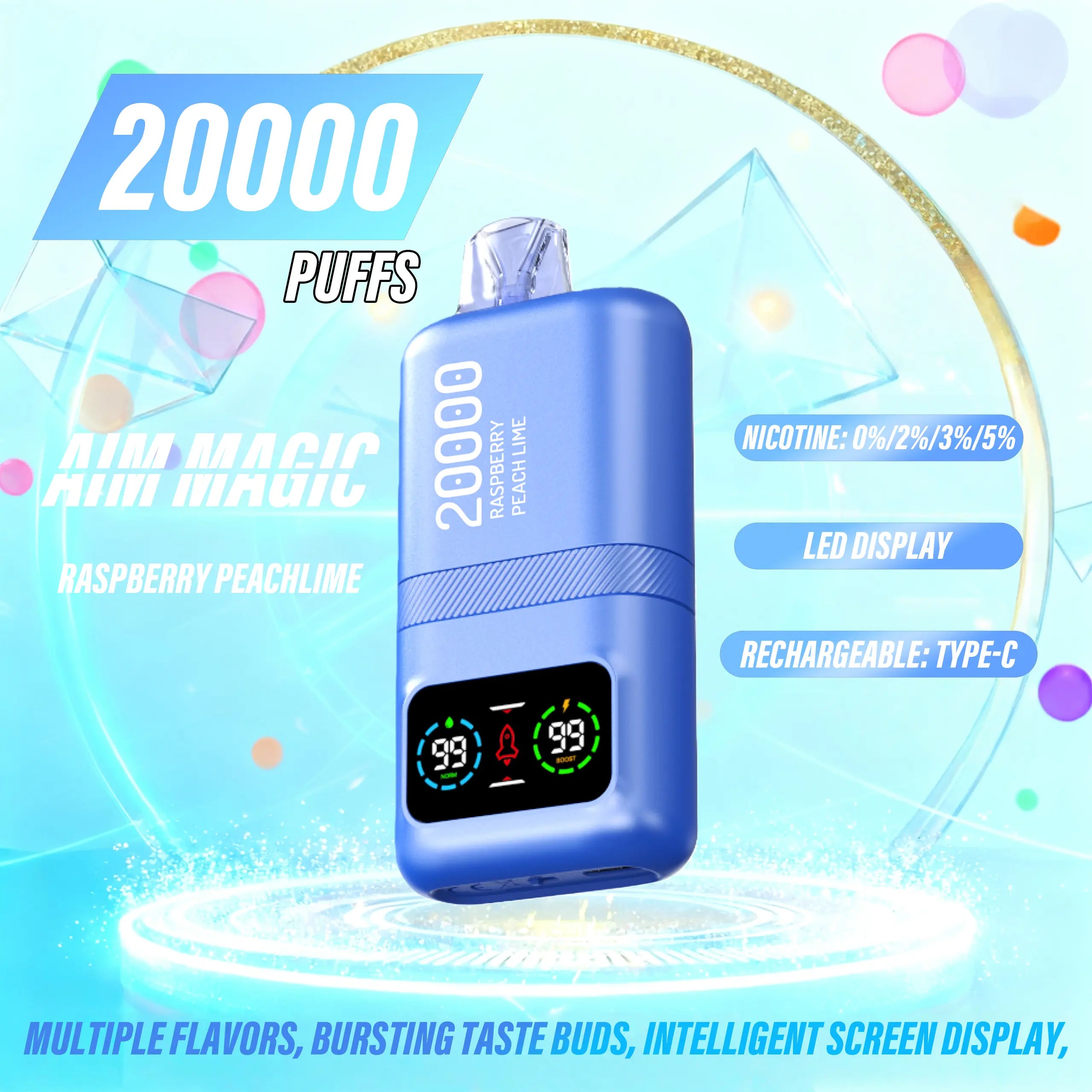 AIVONO AIM MAGIC 20000 PUFFS METALLIC PAINT