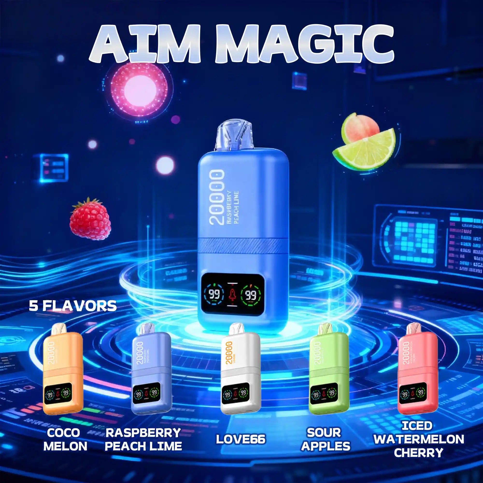 AIVONO AIM MAGIC 20000 PUFFS METALLIC PAINT