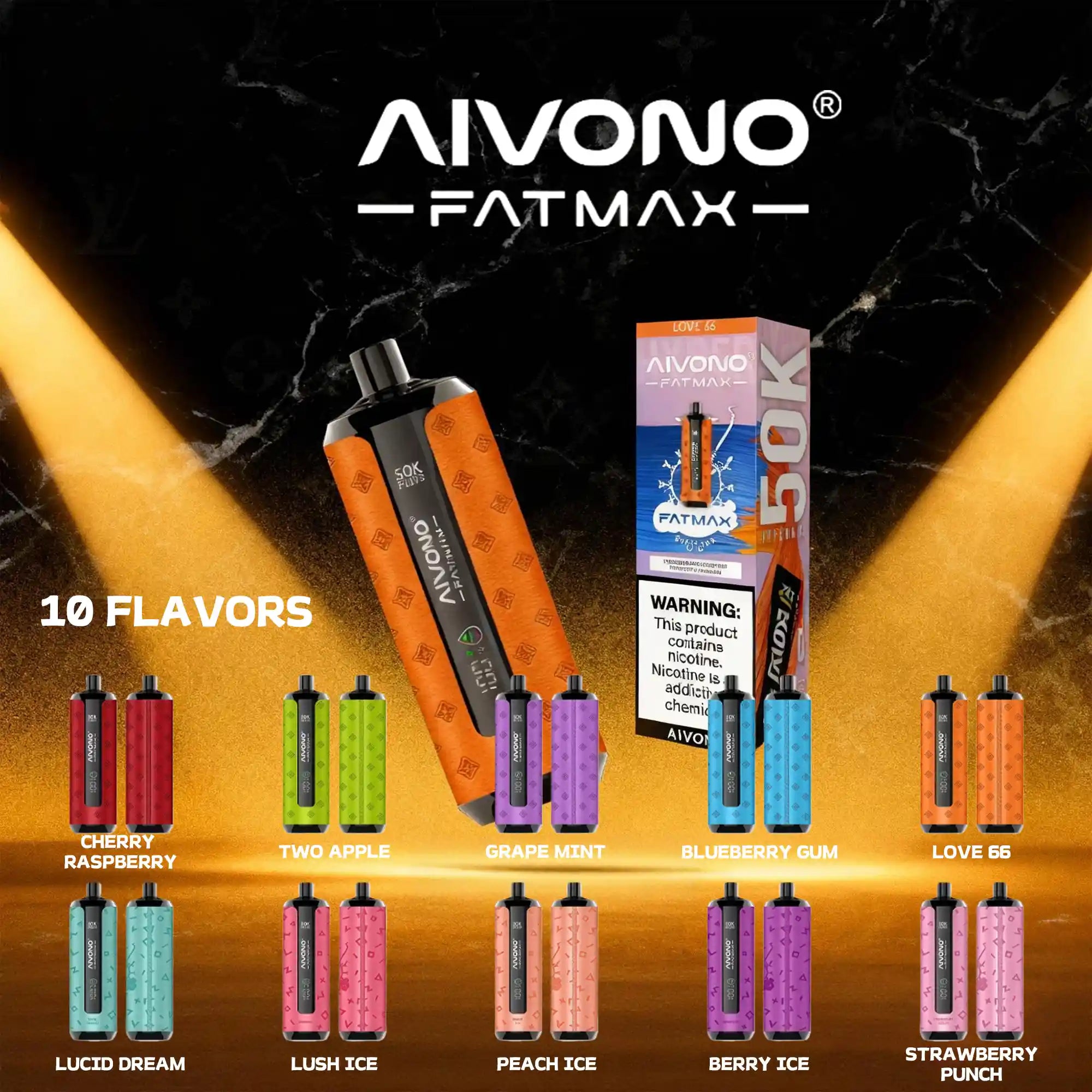 AIVONO AIM FATMAX 50000 PUFFS